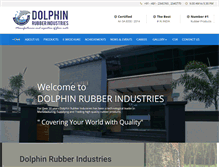 Tablet Screenshot of dolphinrubbermat.com